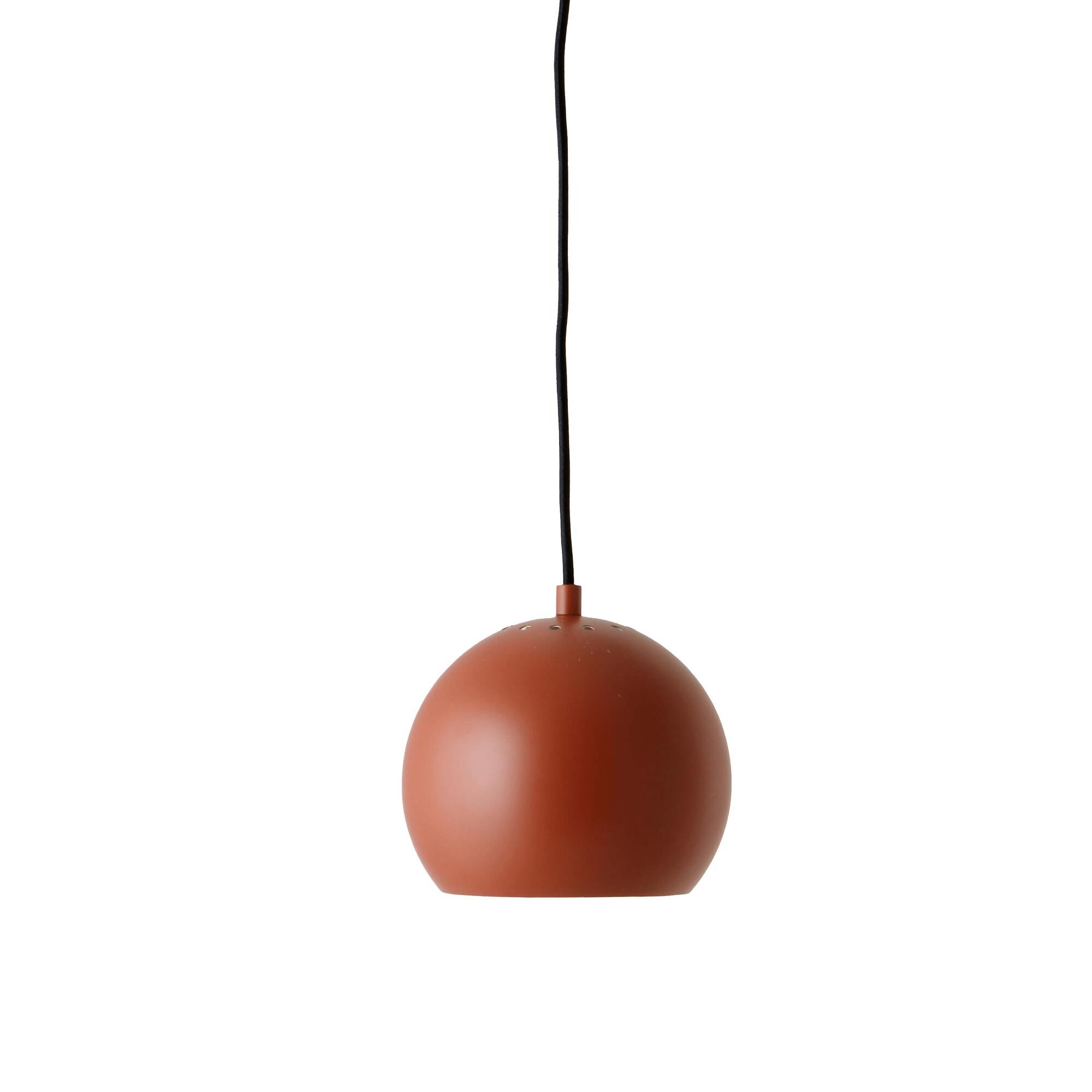 Taklampa &Oslash;18 Matt Terracotta R&ouml;d