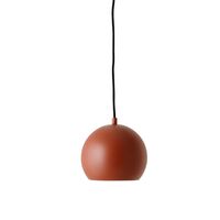Pendelleuchte Ø18 Matt Terrakotta-Rot