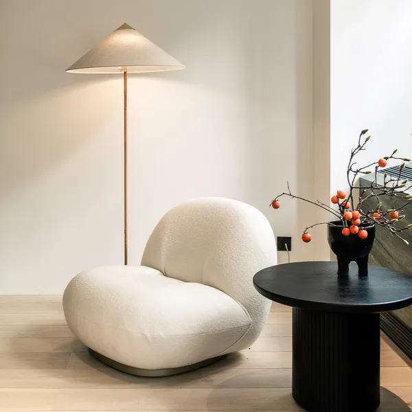Fauteuil pivotant Pacha Karakorum 001/Or nacré