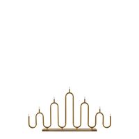 Globen Lighting Noel 7 Advent Candle Brushed Brass