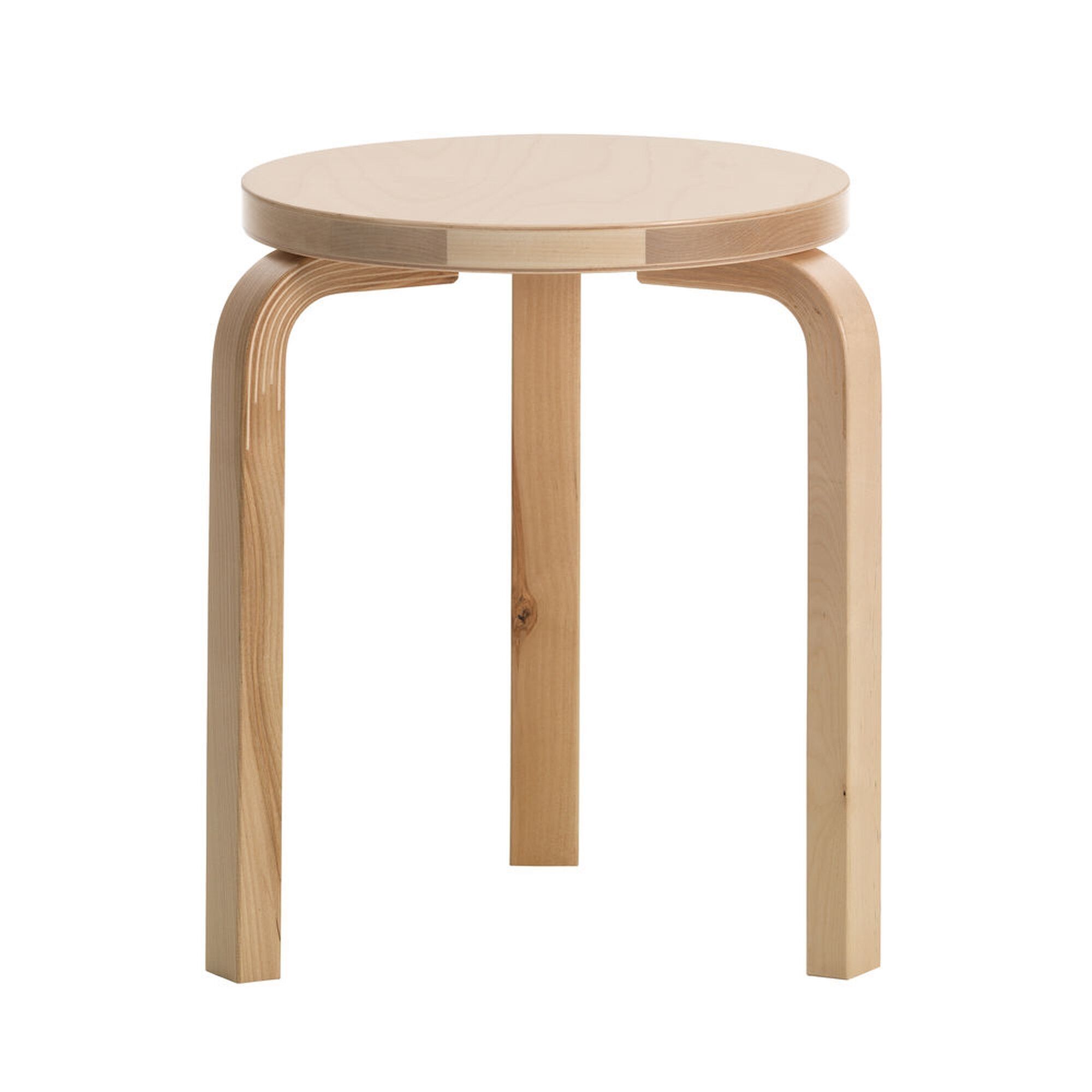 Tabouret 60 en Bouleau Sauvage