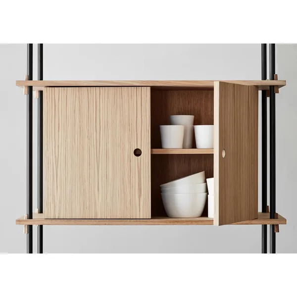 Shelving Standard Cabinet Oak/Stainless Steel