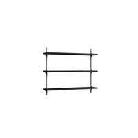 Shelving Wall Shelf Small Black/Stainless Steel
