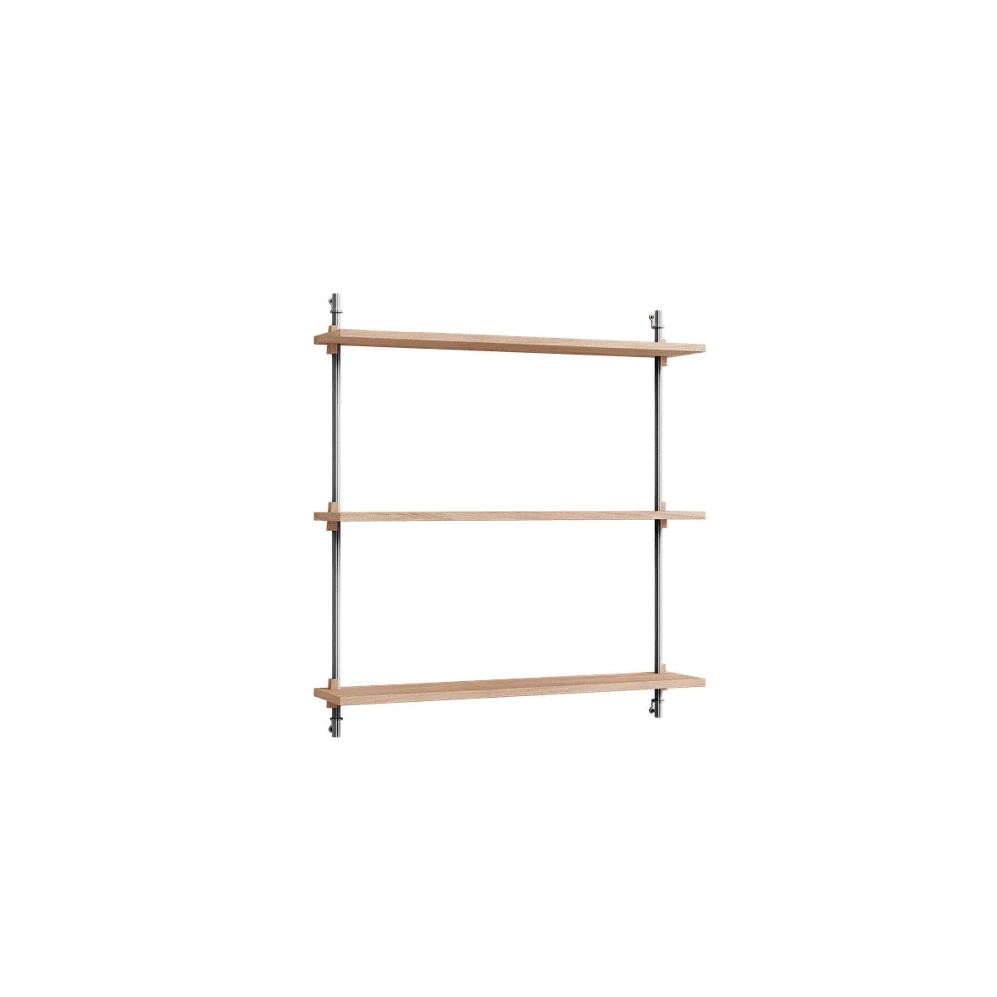 Shelving Standard Vægreol Eg/Rustfri Stål
