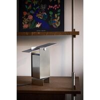 Pivoting Table Lamp Stainless Steel
