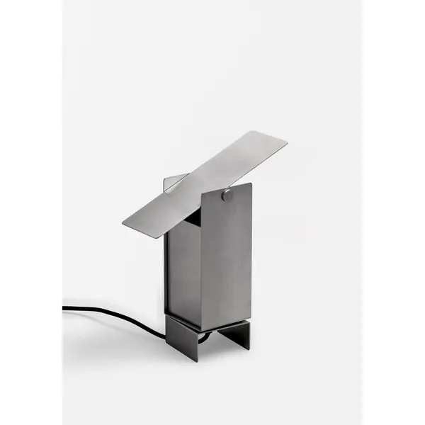Pivoting Table Lamp Stainless Steel