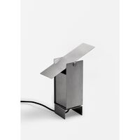 Pivoting Table Lamp Stainless Steel