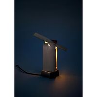 Pivoting Table Lamp Stainless Steel