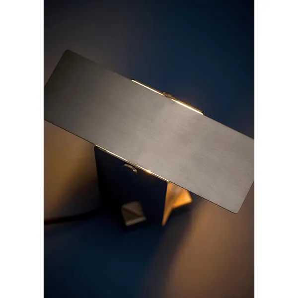 Pivoting Table Lamp Stainless Steel