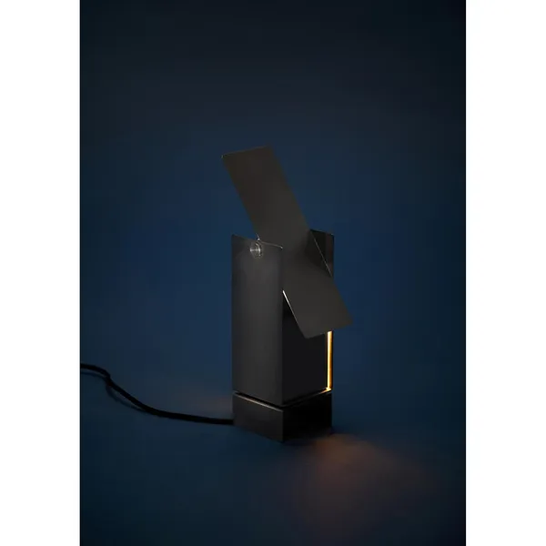 Pivoting Table Lamp Stainless Steel