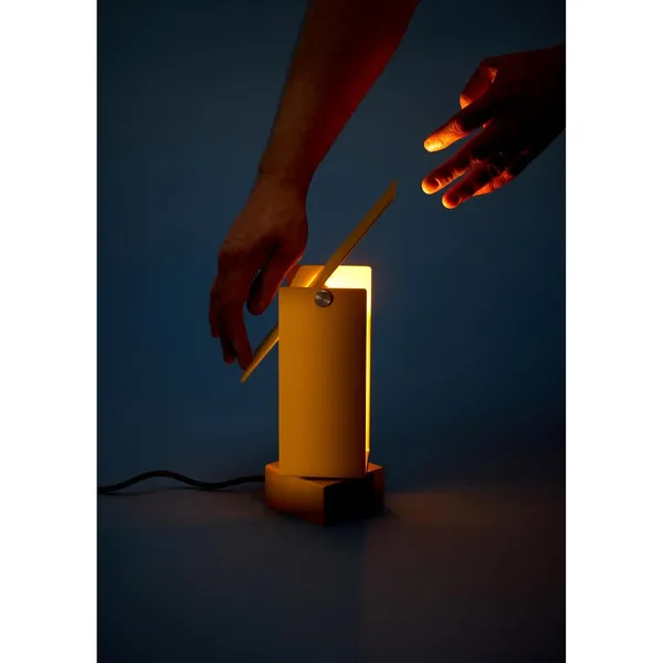 Pivoting Table Lamp Yellow