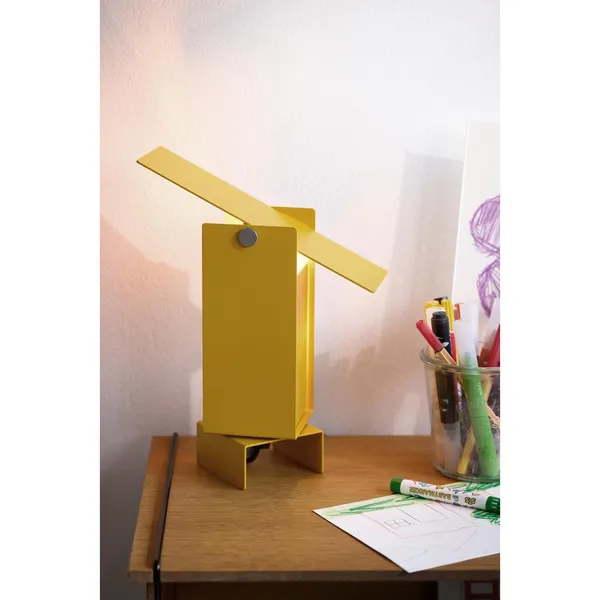Pivoting Table Lamp Yellow