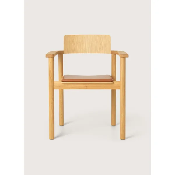 Rudi Spisebordsstol Oileret Eiche/Cognac