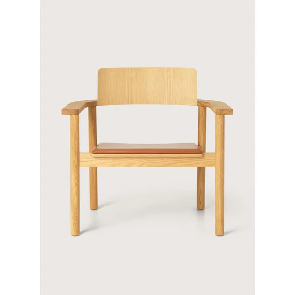 Rudi Fauteuil Oileret Eik/Cognac