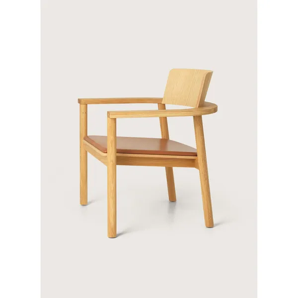 Rudi Fauteuil Oileret Eik/Cognac