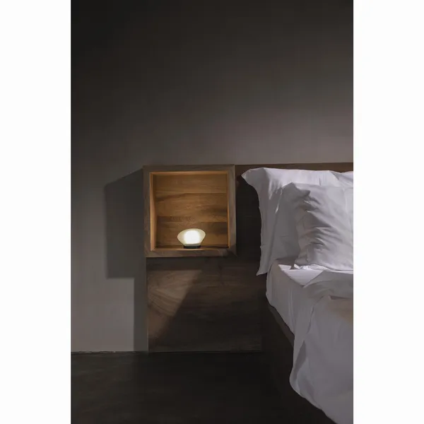 Weiß Tischlampe Mattiert