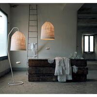 Black Out Vloerlamp Wit