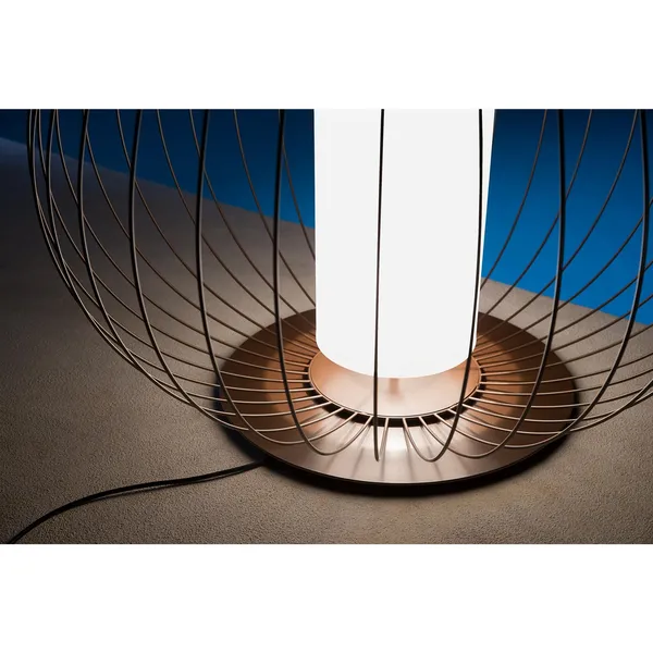 Cell Outdoor Floor Lamp Ø60 Glossy White