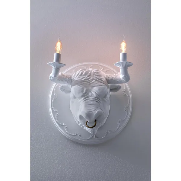 Corrado Wandlamp Mat Wit