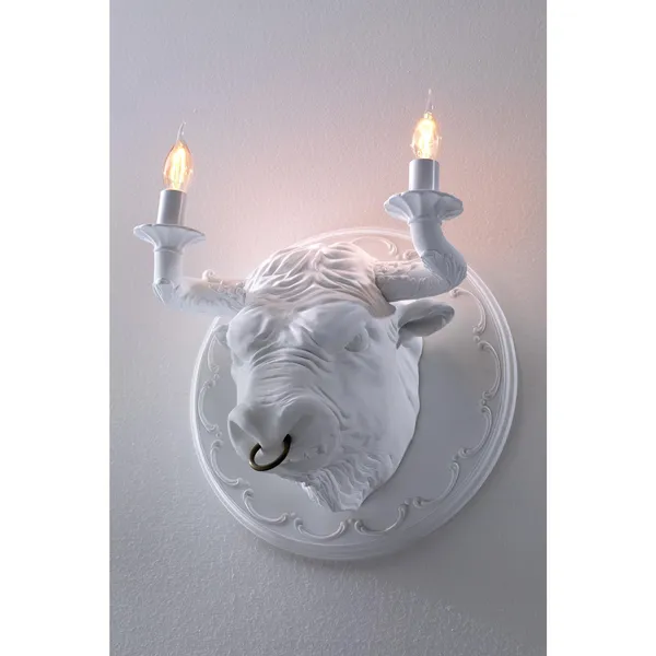 Corrado Wandlamp Mat Wit