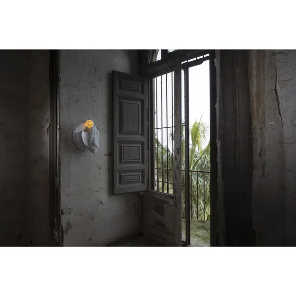 Cubano Wandlamp Mat Wit