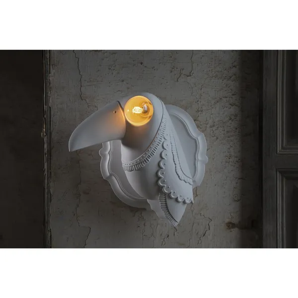 Cubano Wandlamp Mat Wit