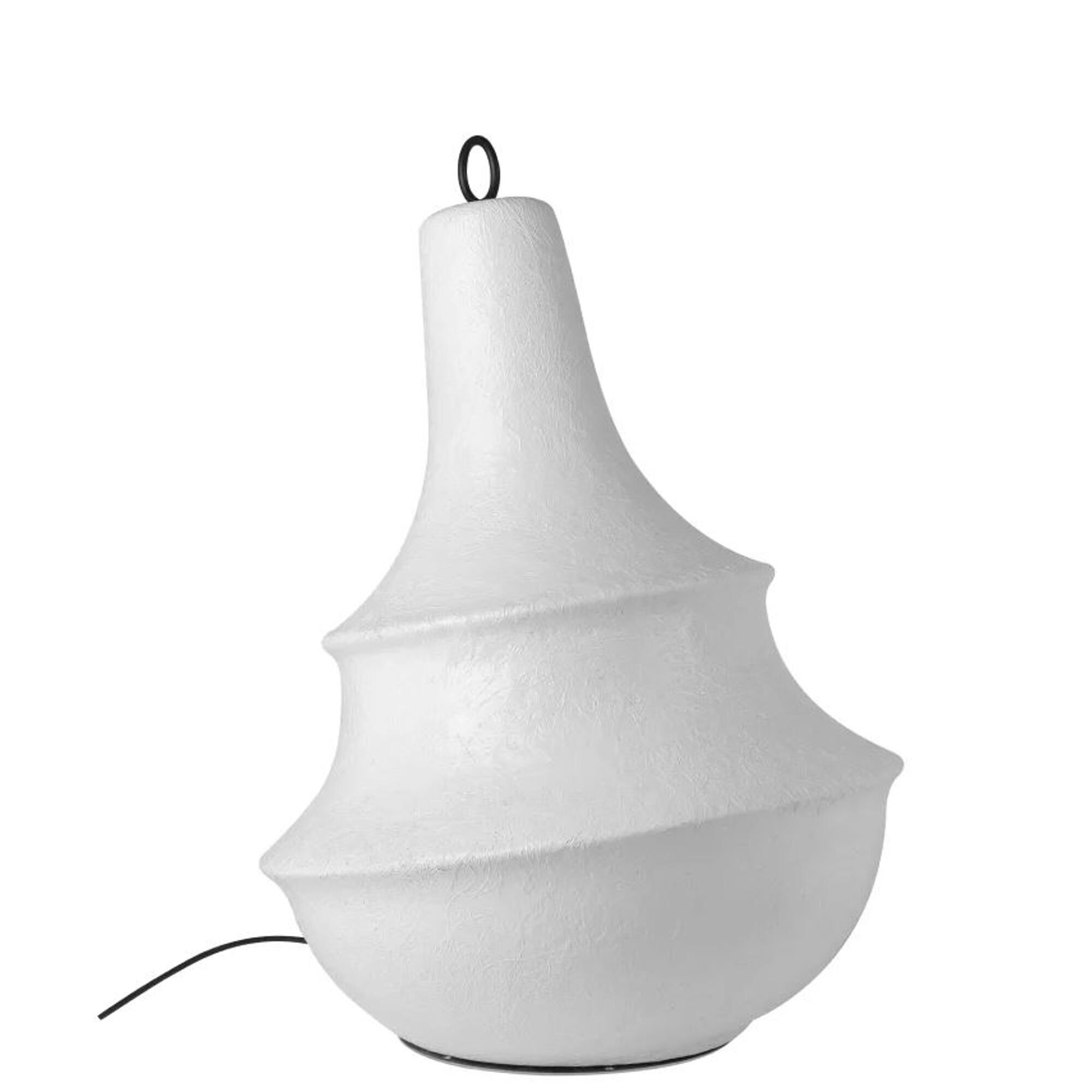 Svart D Golvlampa Stor Matt
