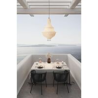 Lady D Outdoor Pendant Small White
