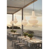 Lady D Outdoor Pendant Small White