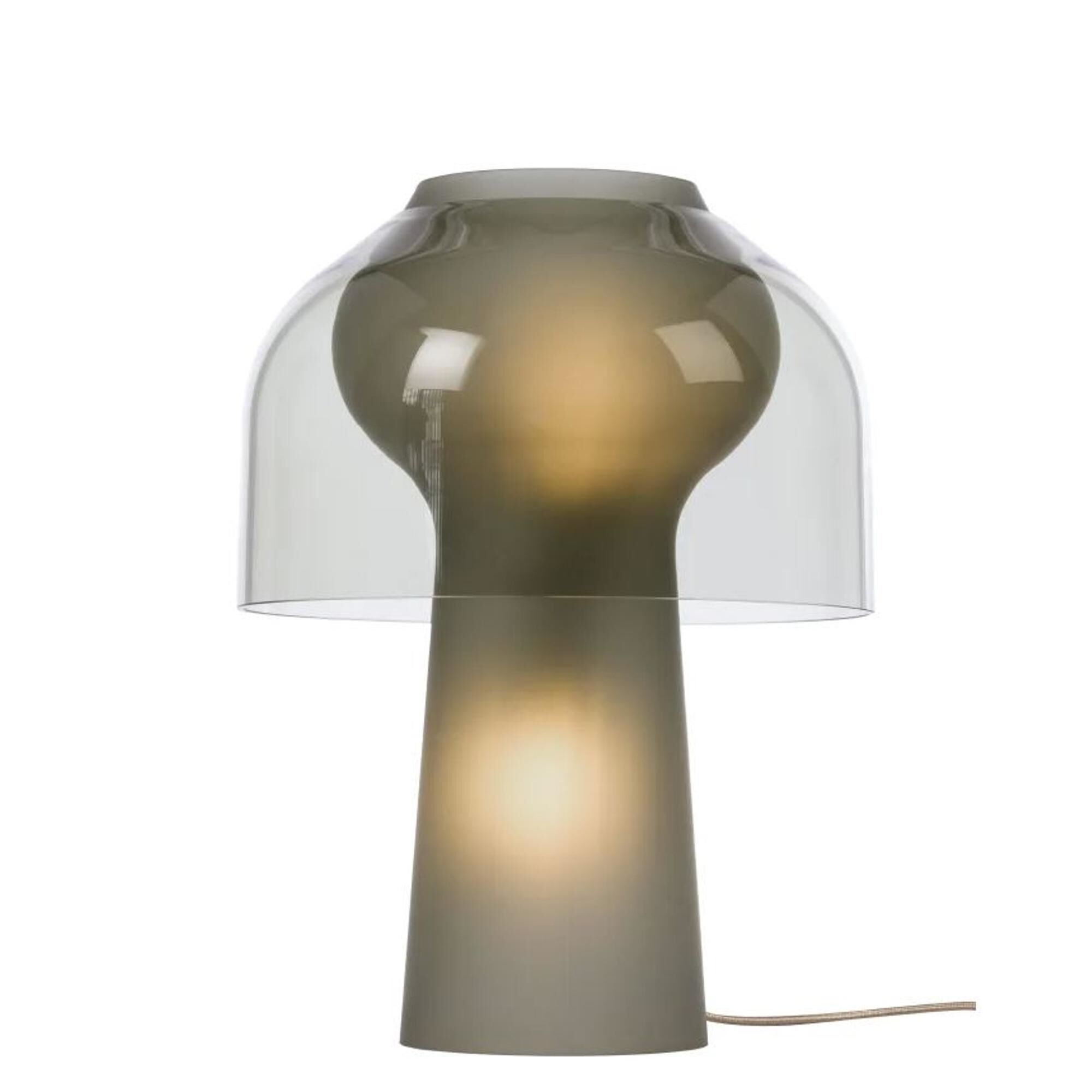 Lilly Bordlampe Rget Glas