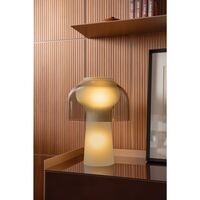 Lilly Table Lamp Smoked Glass
