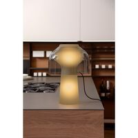 Lilly Table Lamp Smoked Glass