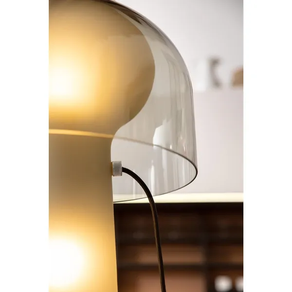Lilly Table Lamp Smoked Glass