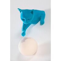 Maoo Wall Lamp Light Blue Velvet