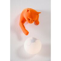 Maoo Wall Lamp Orange Velvet