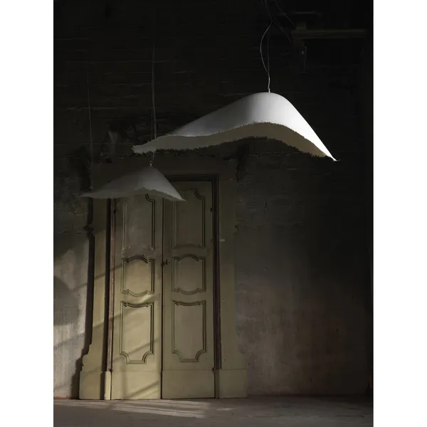 Moby Dick Outdoor Pendant Small White