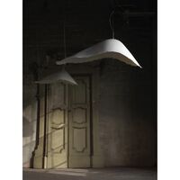 Moby Dick Outdoor Pendant Small White
