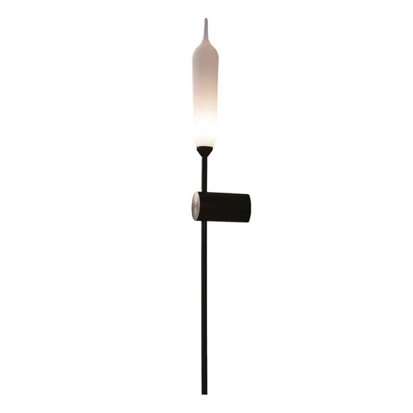 Nilo Utendørs Vegglampe Matt Sort/Hvit