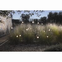 Pois Udendørs Gulvlampe 158 Mat Sort/Hvid