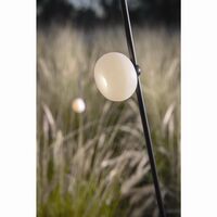 Pois Udendørs Gulvlampe 93 Mat Sort/Hvid