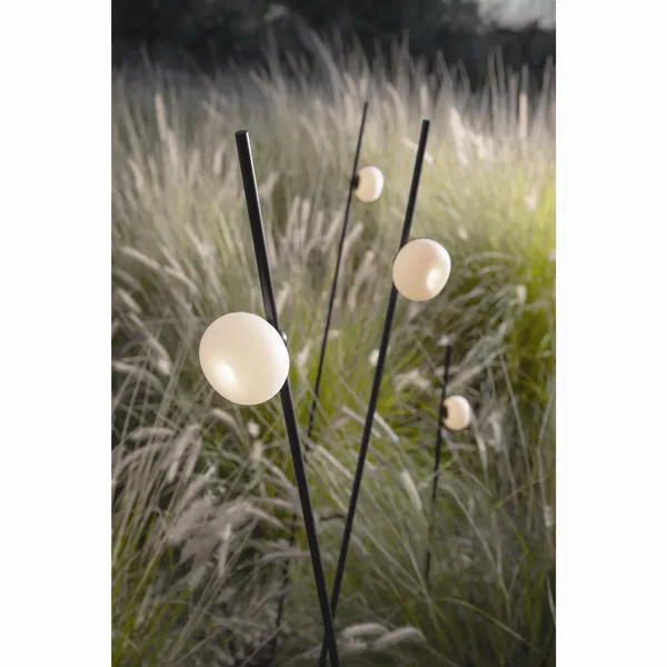 Pois Udendørs Gulvlampe 93 Mat Sort/Hvid