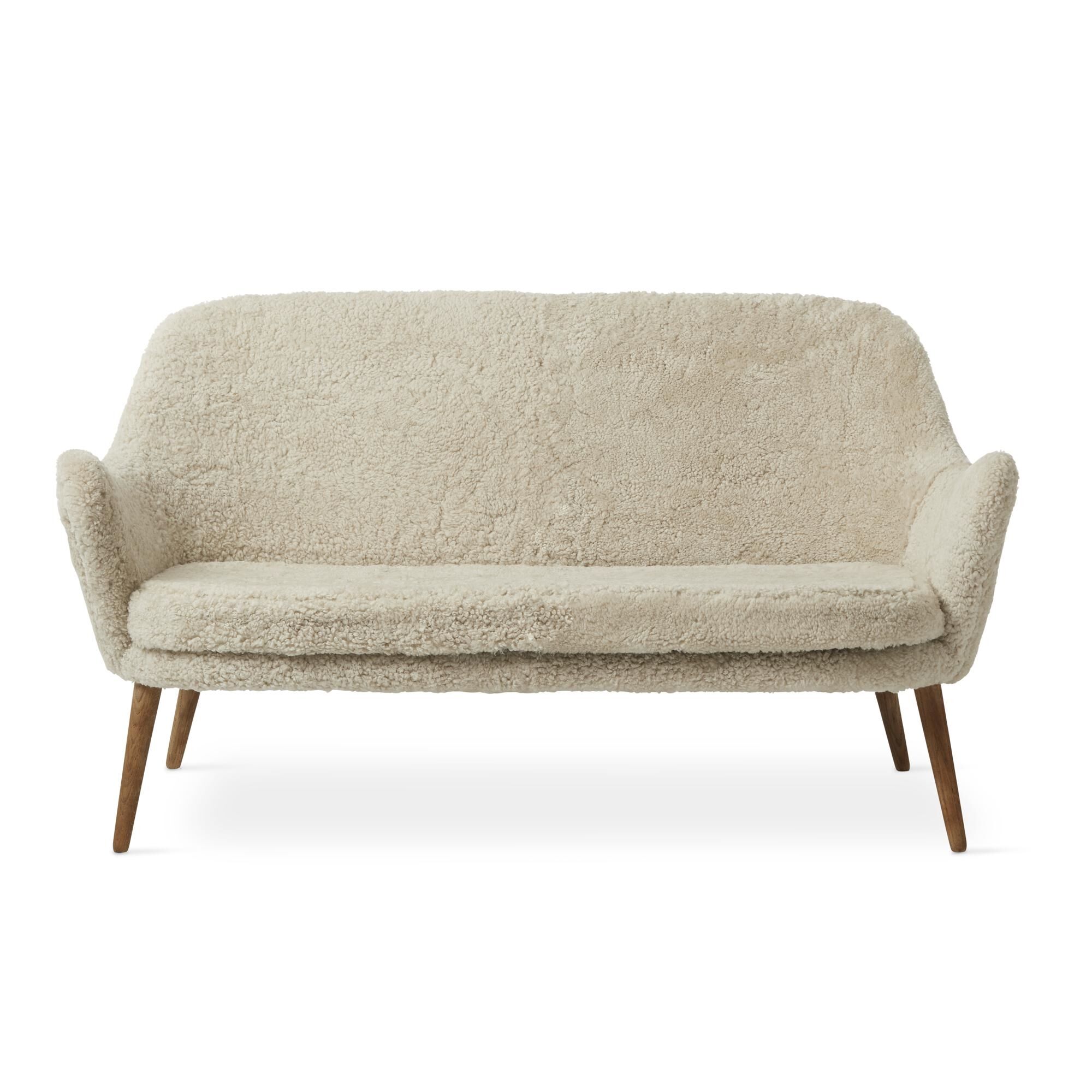 Dwell 2-Seater Sofa Sheepskin Moonlight