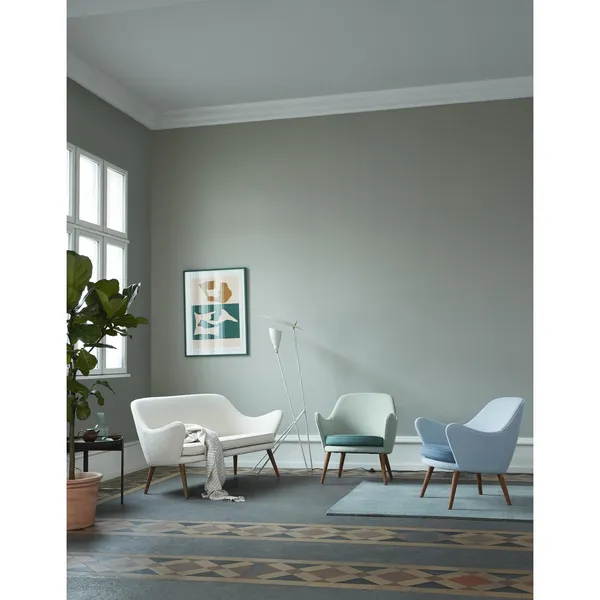 Dwell 2-Sitzer-Sofa Schaffell Moonlight