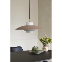 Pendelleuchte mit Shade Haselnussbraun