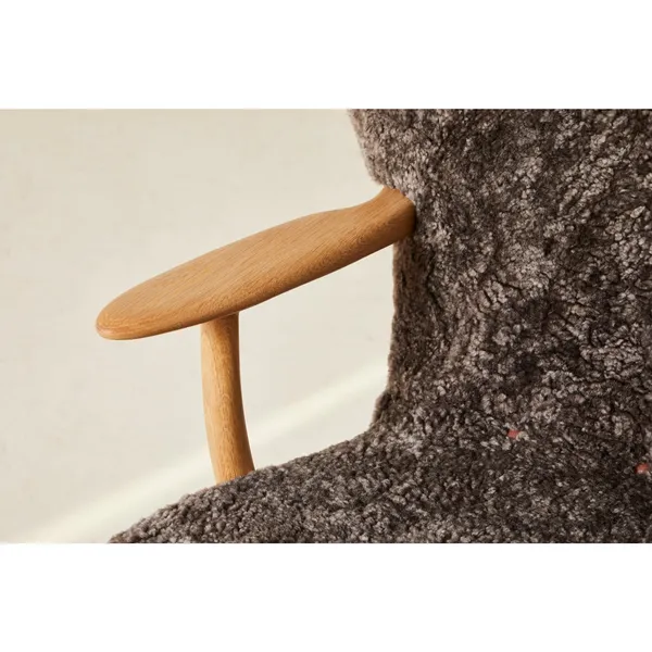 Pragh Fauteuil Barnum 04/geoliede Walnoot