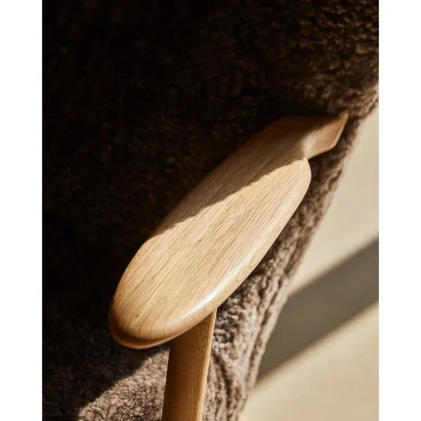 Pragh Fauteuil Schapenvacht Drake/natuurlijk Geolied Eiken