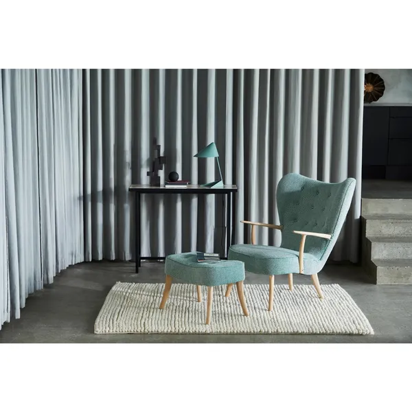Pragh Fauteuil Schapenvacht Gebroken Wit/ Natuurlijk Geolied Eiken