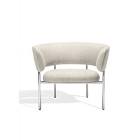Beige Boucle Elle 0200/Polished Steel Frame