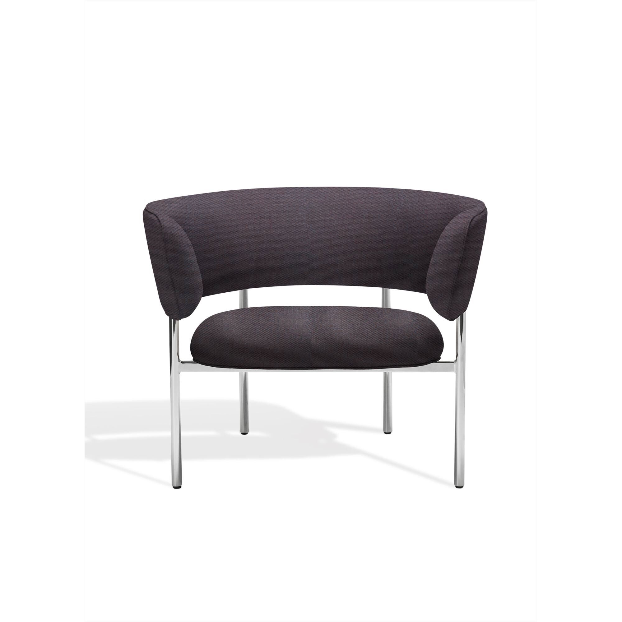 Font Lnestol med Armln Trio 0776/Poleret Stl Stel
