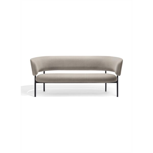 Font Sofa Trio 0205/Schwarzes Gestell